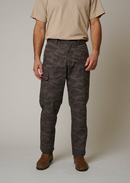 RIPSTOP CARGO CAMO PANTS