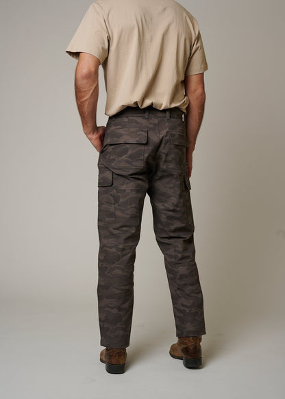 RIPSTOP CARGO CAMO PANTS