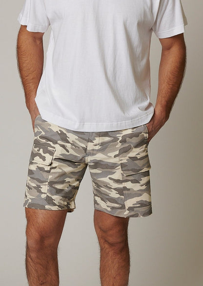 RIPSTOP CARGO CAMO SHORTS