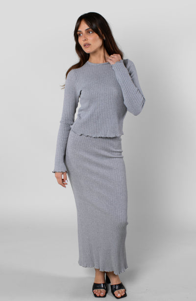 COTTON RIB LONG SLEEVE