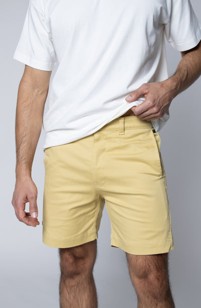 STRETCH COTTON CHINO SHORTS