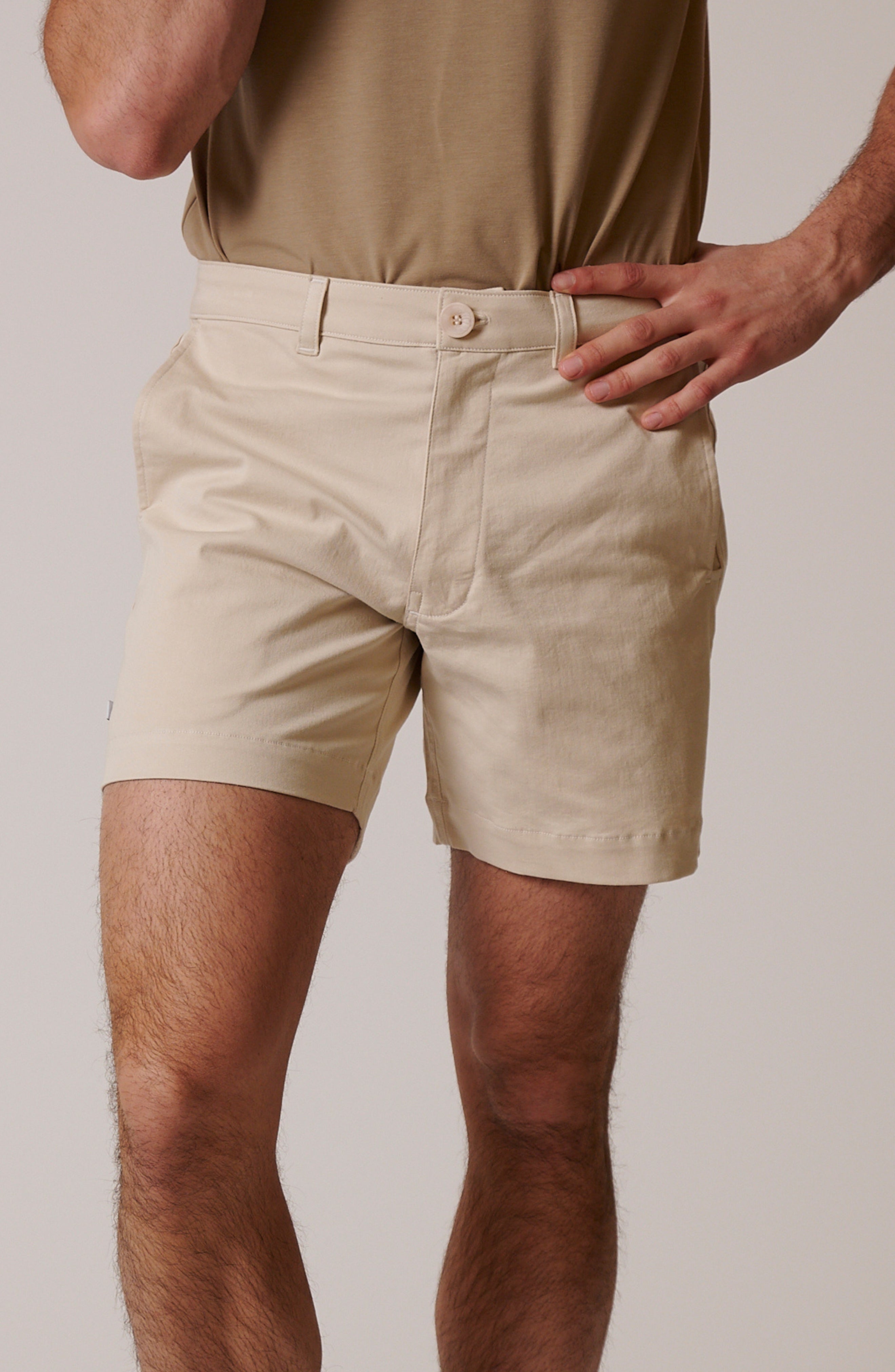 STRETCH COTTON CHINO SHORTS