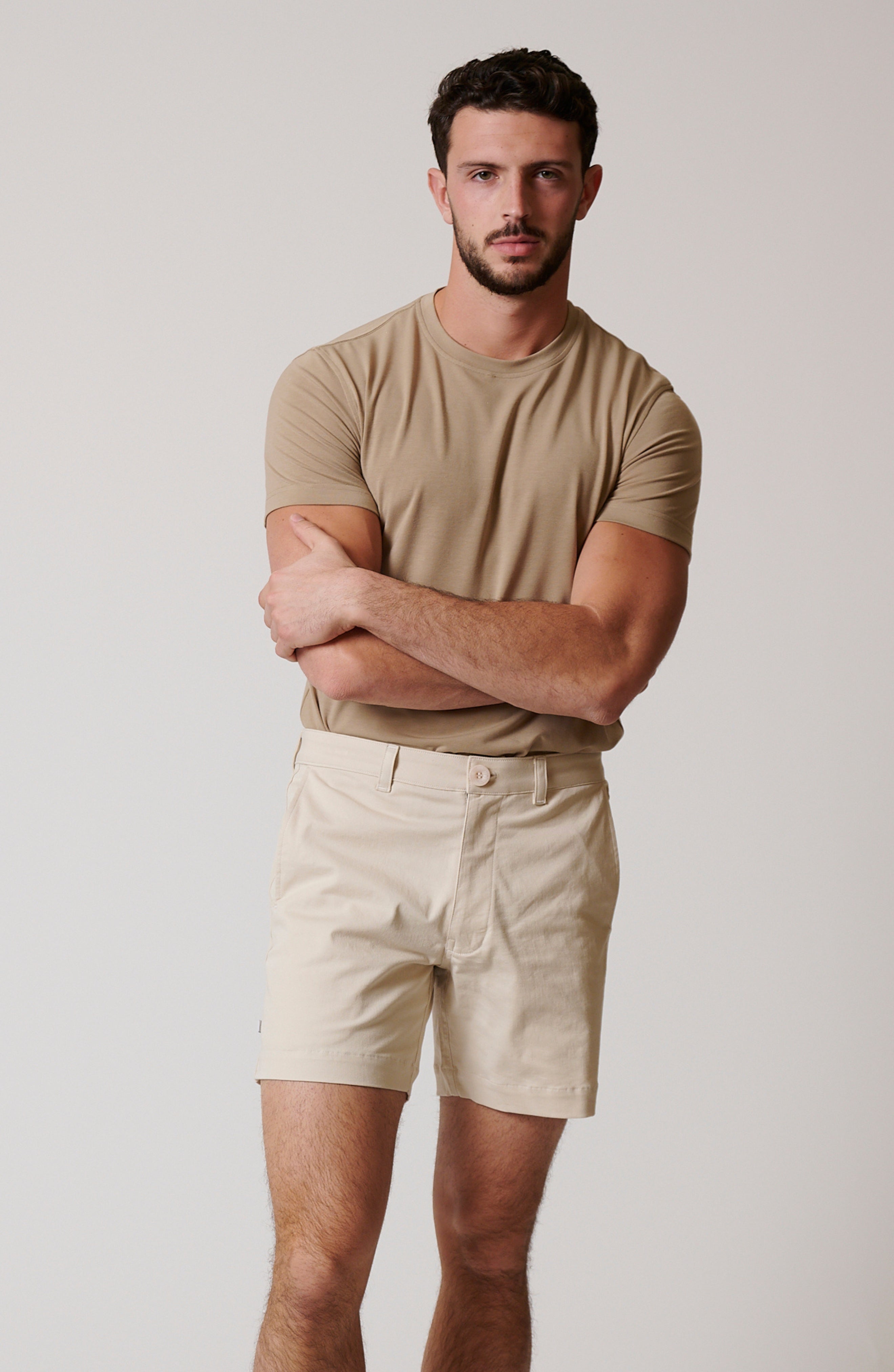 STRETCH COTTON CHINO SHORTS