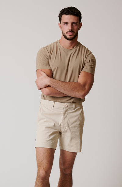 STRETCH COTTON CHINO SHORTS