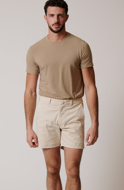 STRETCH COTTON CHINO SHORTS