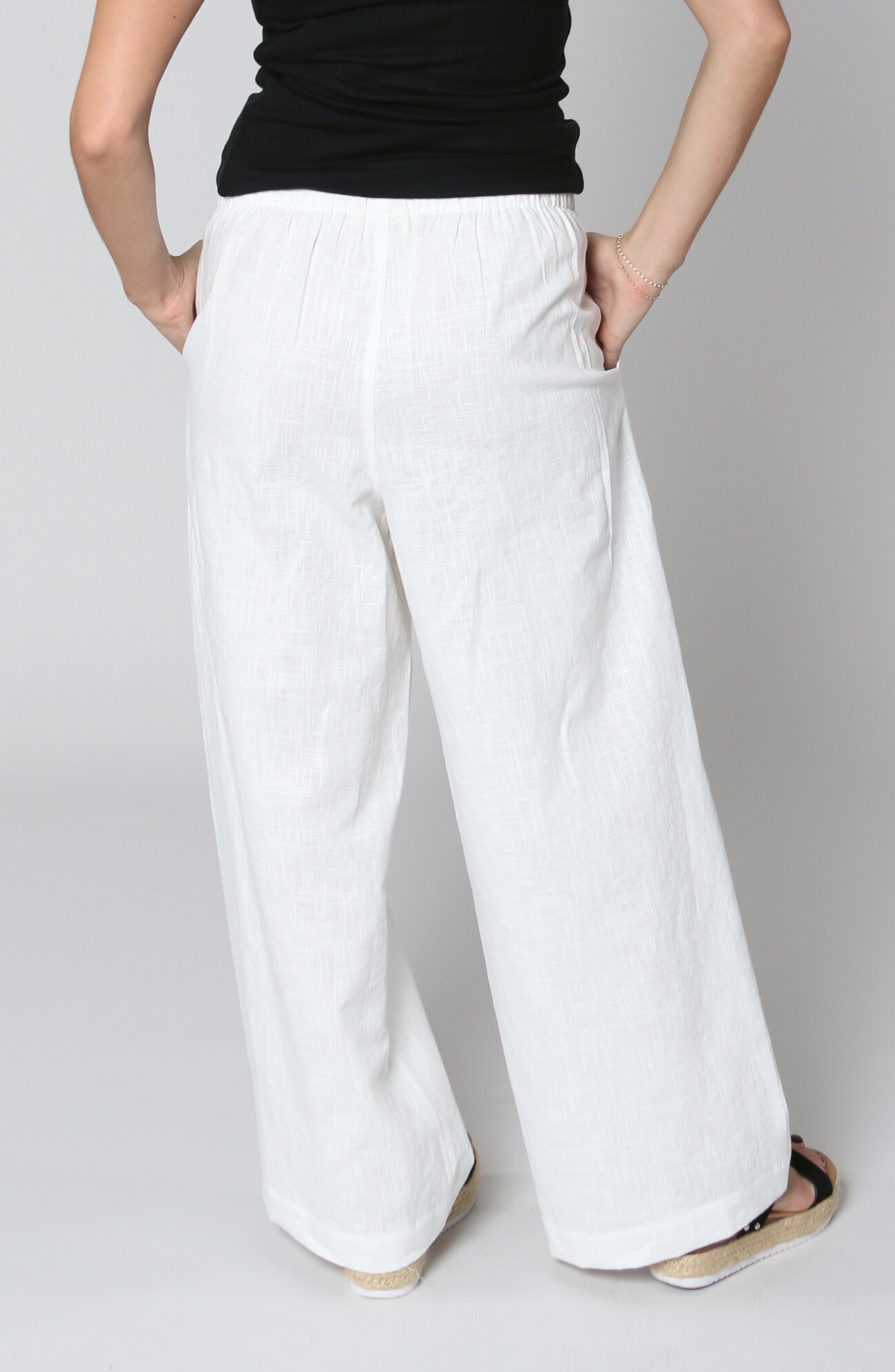 LINEN PALAZZO PANT