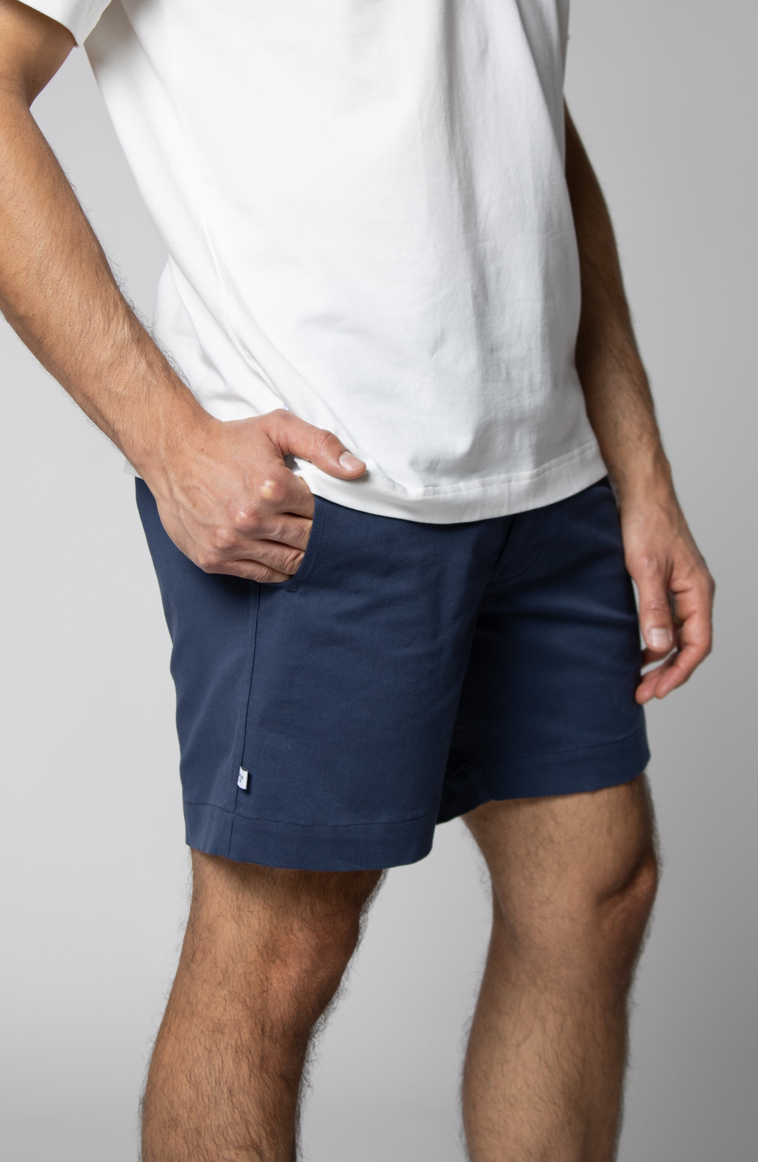 STRETCH COTTON CHINO SHORTS