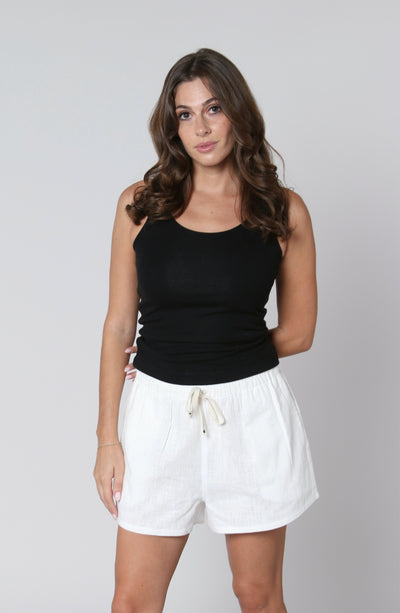 SOLANA RELAXED LINEN SHORT