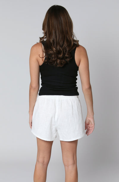 SOLANA RELAXED LINEN SHORT