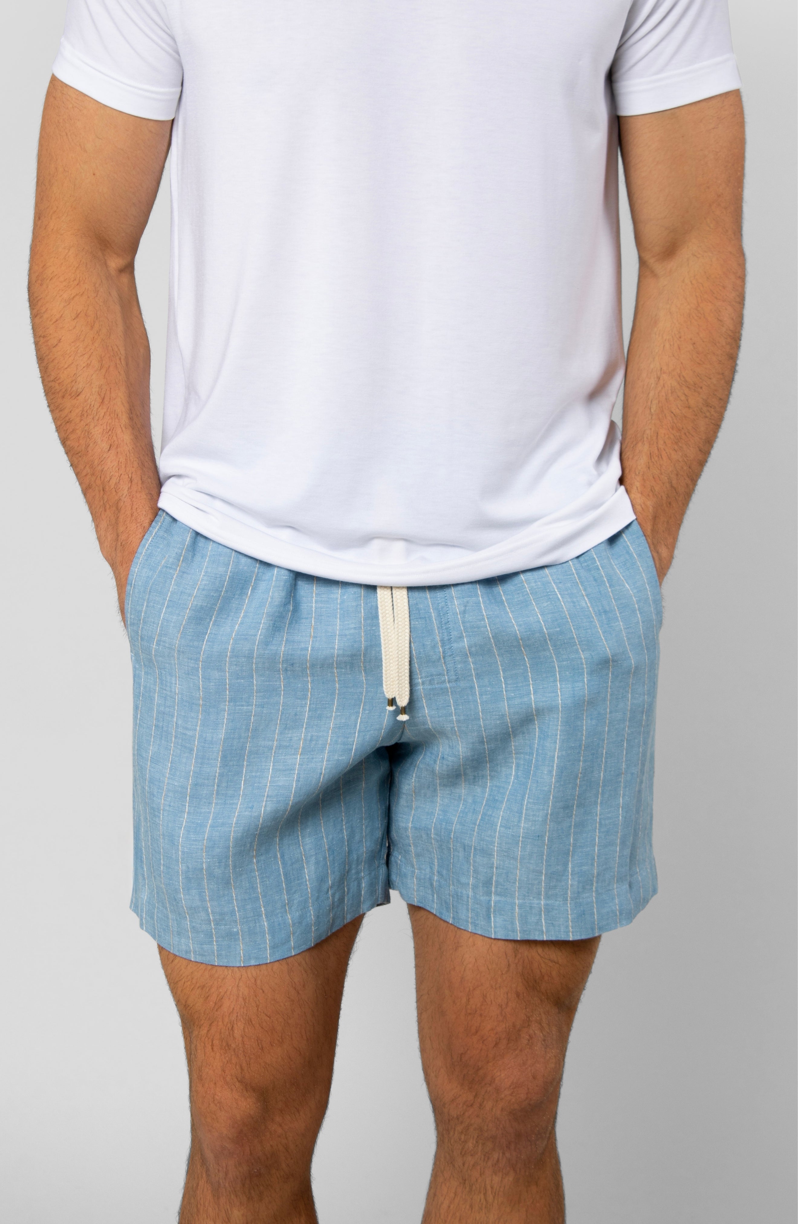 Drift Short | Men's Linen Pull-On Shorts | Leisure Lab – LEISURE LAB®