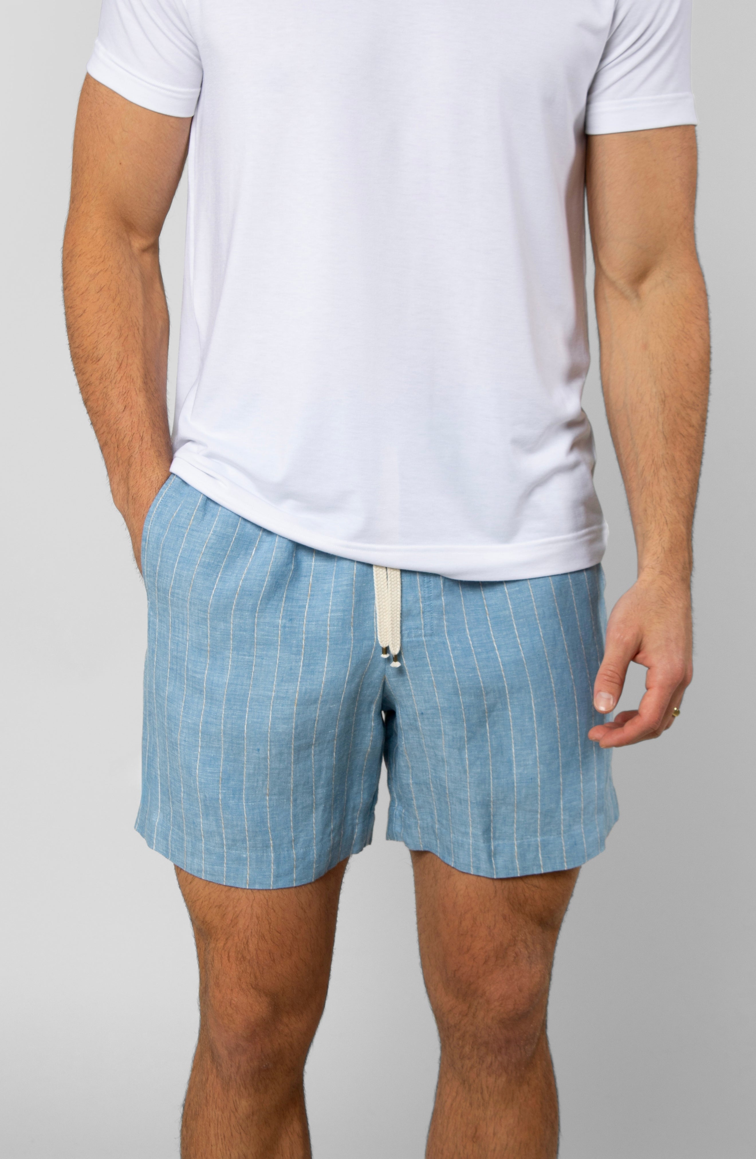 Drift Short | Men's Linen Pull-On Shorts | Leisure Lab – LEISURE LAB®