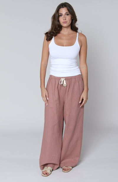 LINEN PALAZZO PANT