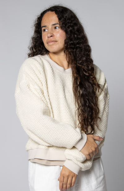 WOMENS NISEKO WOOL CREWNECK