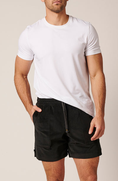 PATCH POCKET CORDUROY SHORT