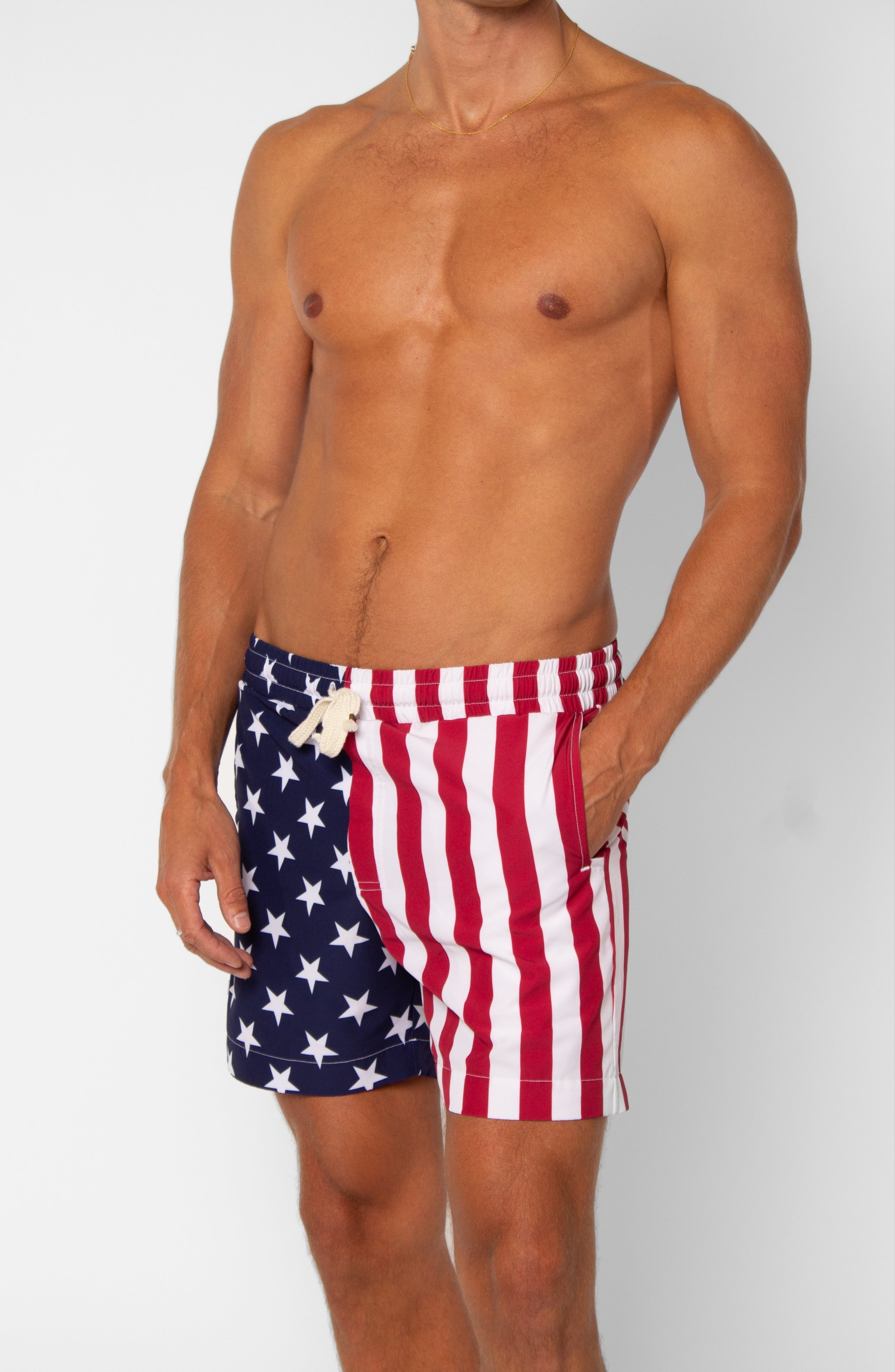 STARS + STRIPES SWIM TRUNK