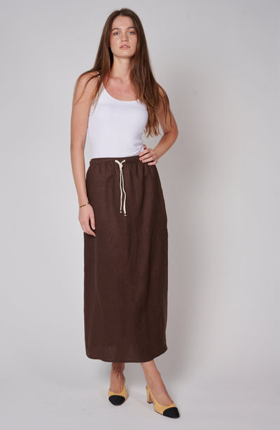LINEN RESORT SKIRT
