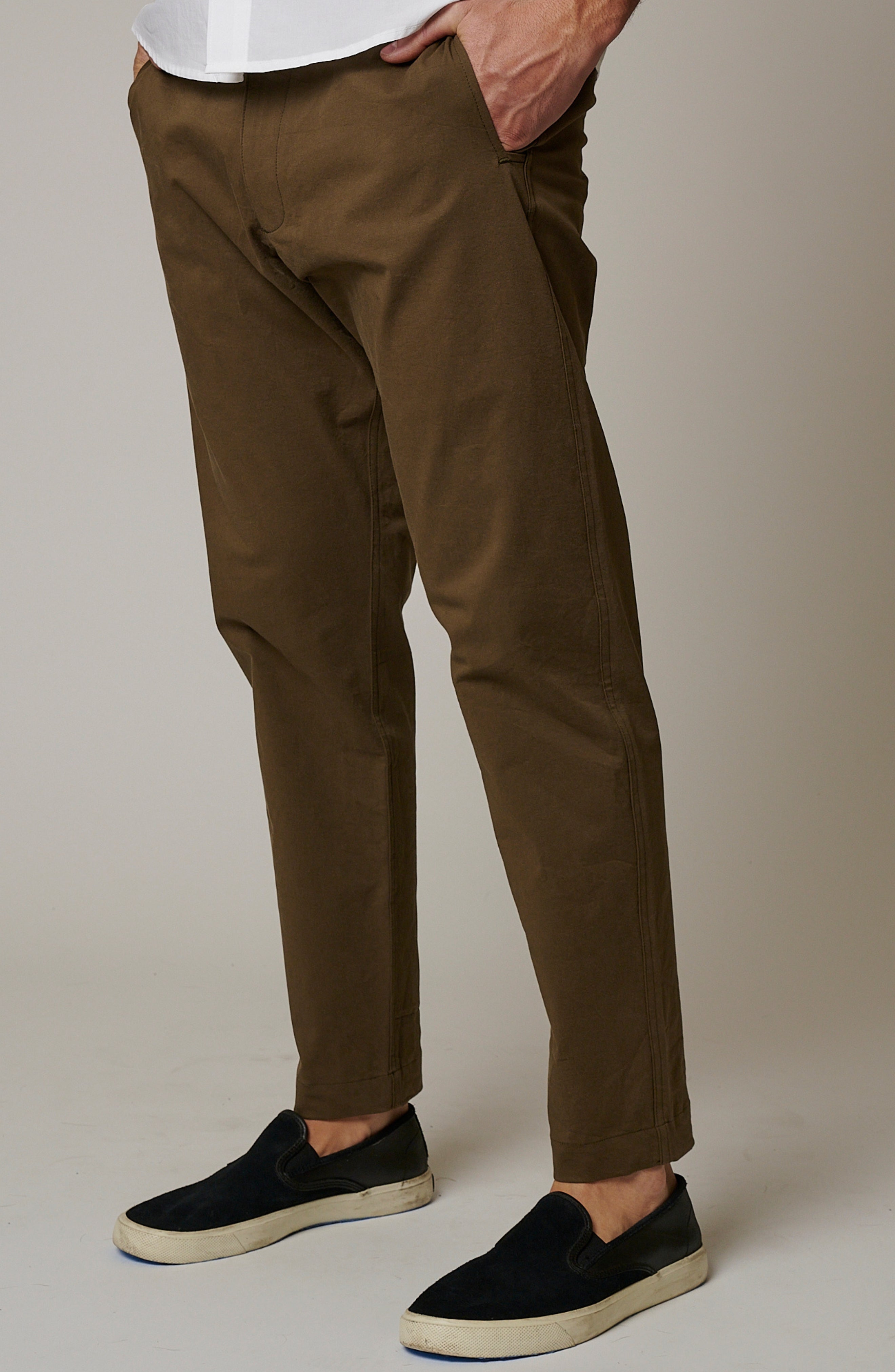 Stretch Cotton Chino Pant – LEISURE LAB®