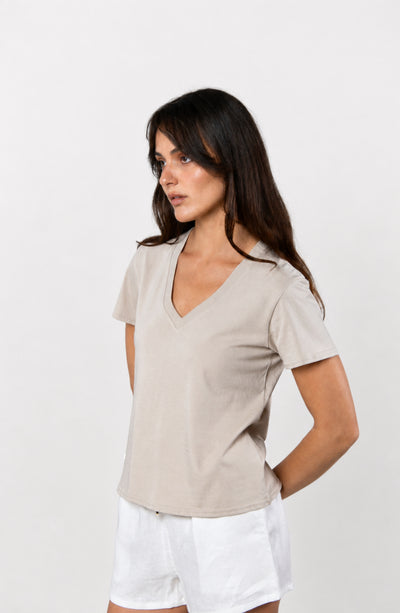 SUPIMA V-NECK TEE
