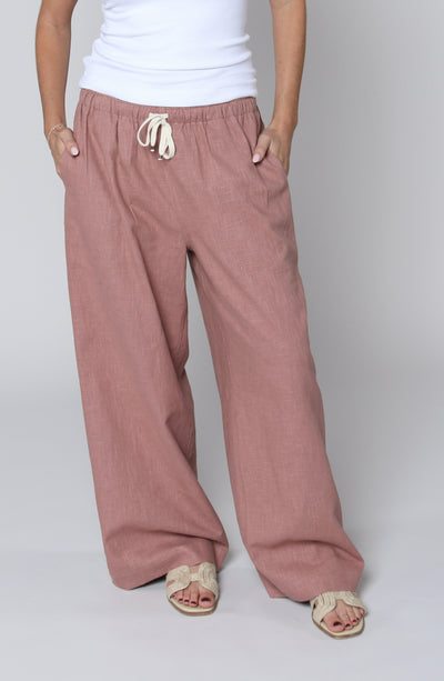 LINEN PALAZZO PANT