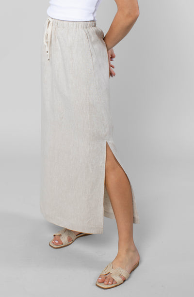 LINEN RESORT SKIRT
