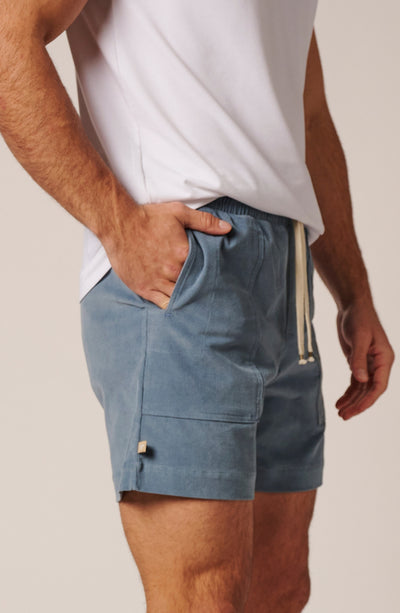 PATCH POCKET CORDUROY SHORT