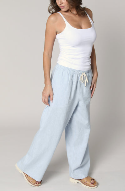 LINEN PALAZZO PANT