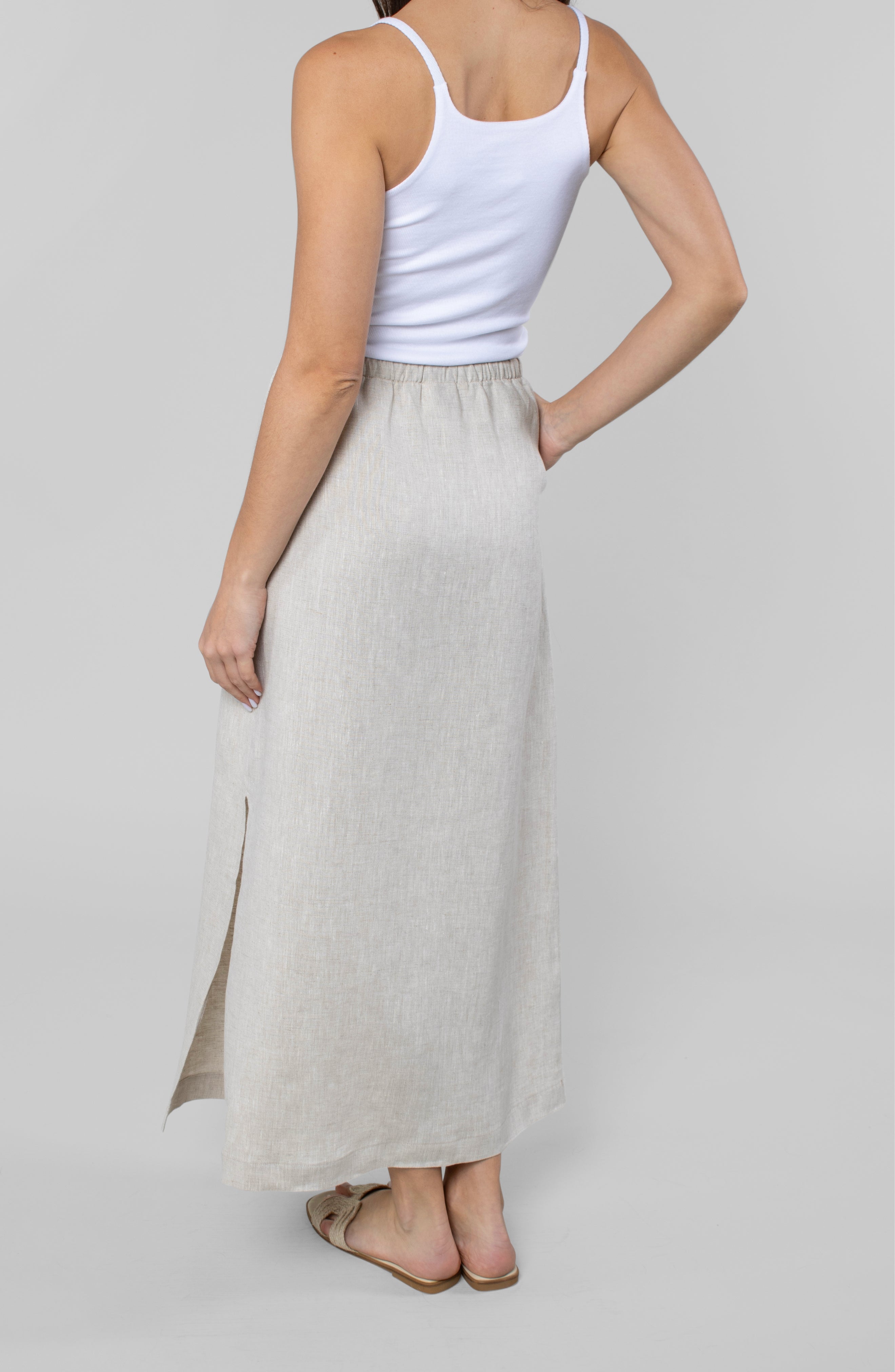 LINEN RESORT SKIRT