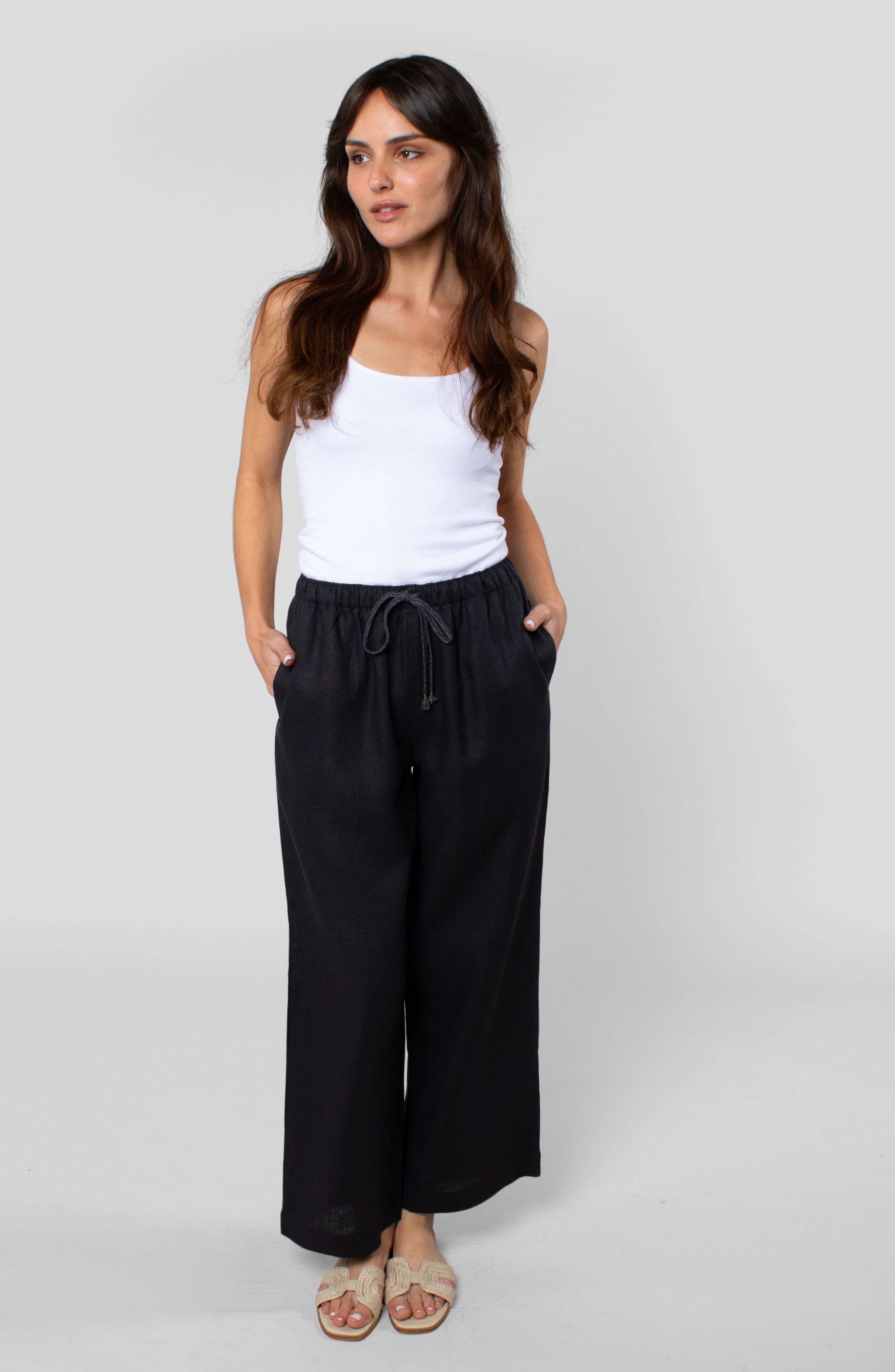 LINEN RESORT PANT