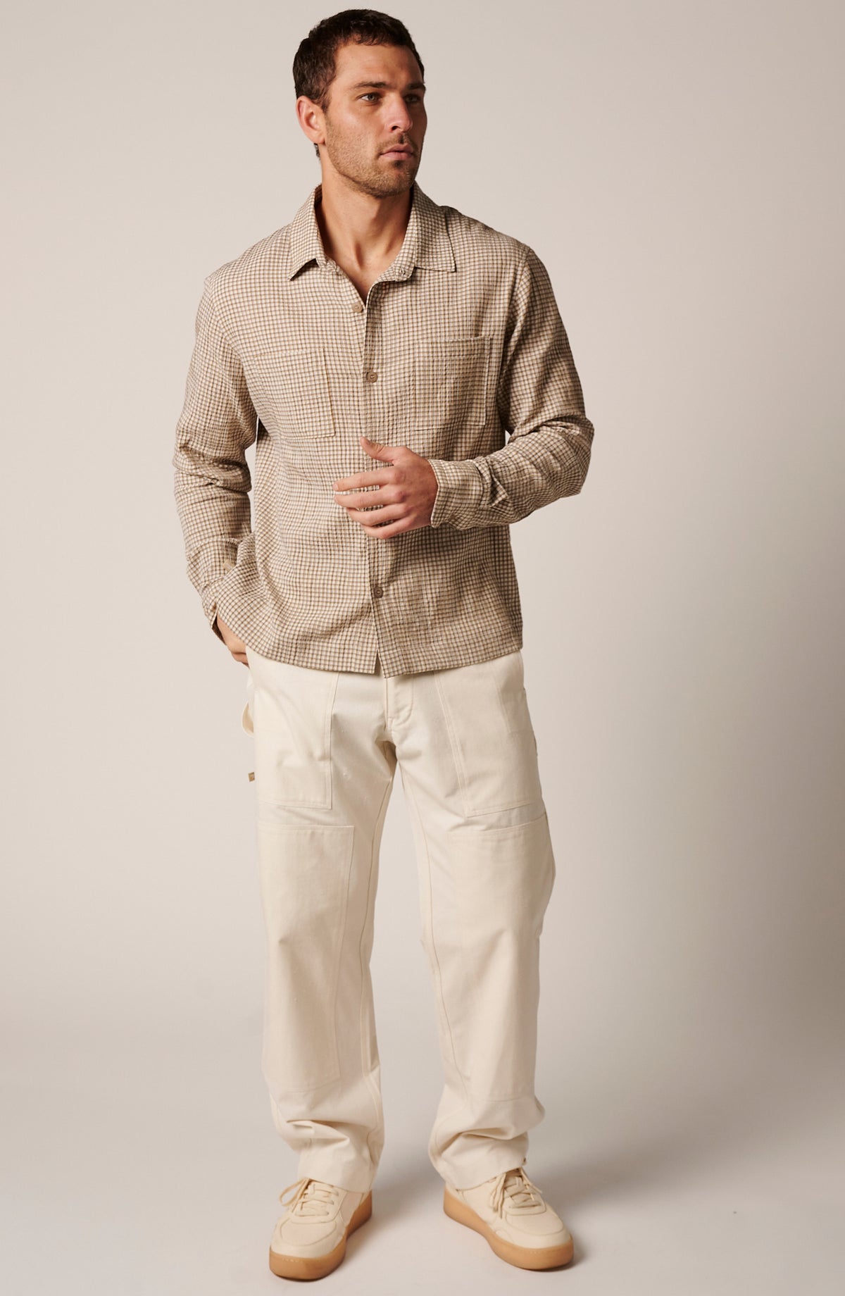 THE JACKSON COTTON BUTTON UP