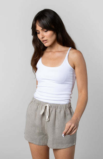 LINEN RESORT SHORTS