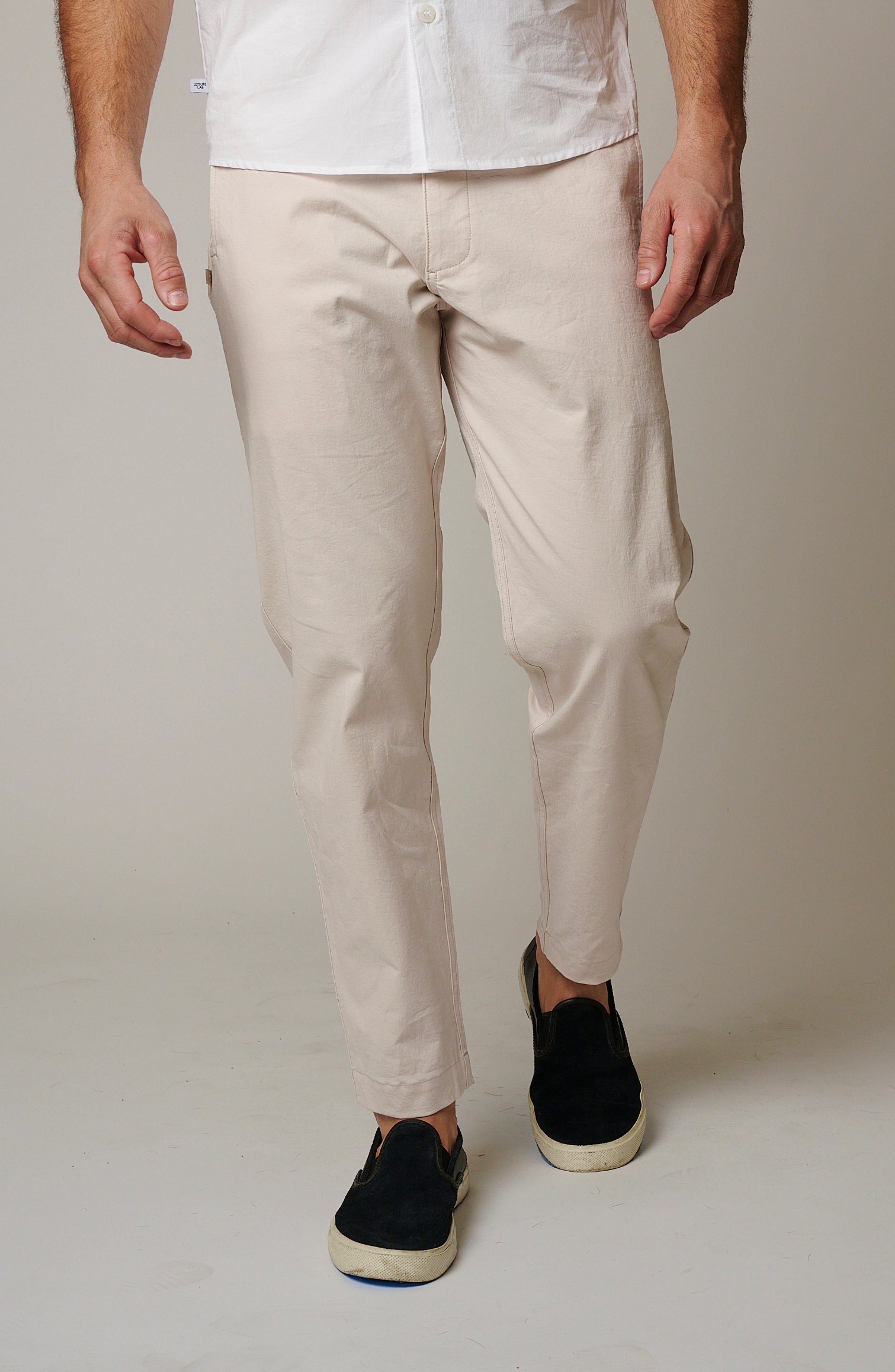 Stretch Cotton Chino Pant – LEISURE LAB®