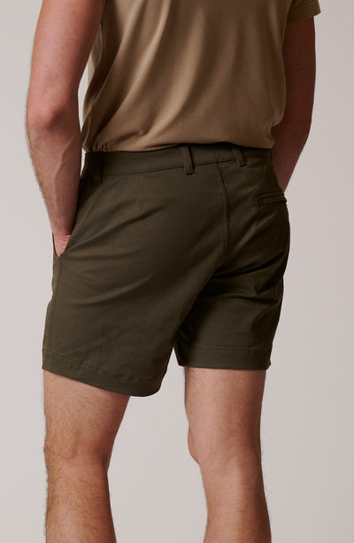 STRETCH COTTON CHINO SHORTS
