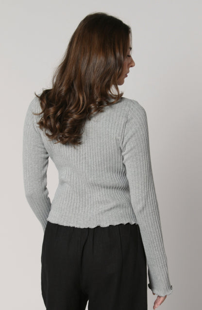 COTTON RIB LONG SLEEVE