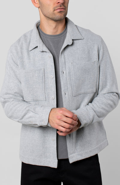 KYOTO WOOL OVER SHIRT