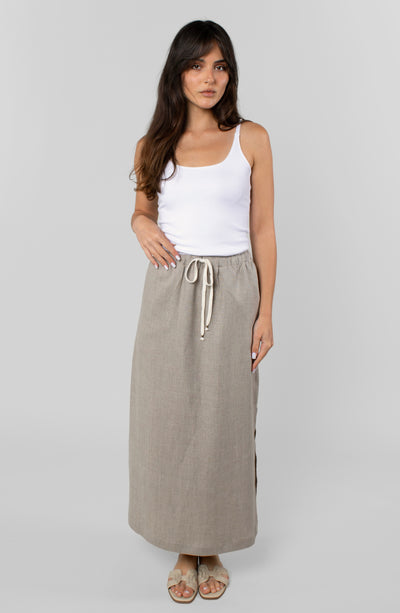 LINEN RESORT SKIRT