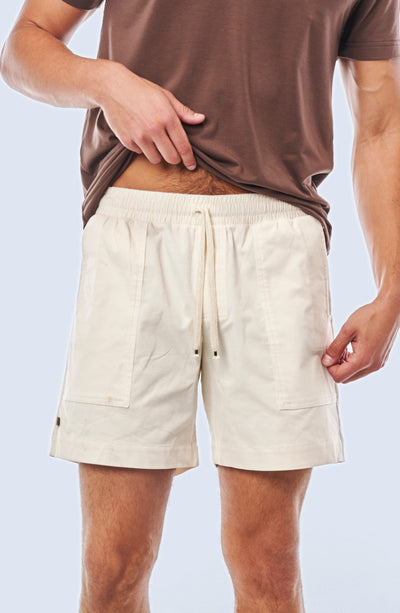 PATCH POCKET CORDUROY SHORT