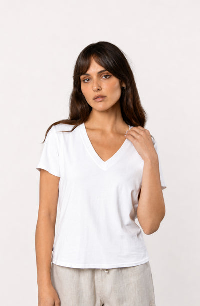 SUPIMA V-NECK TEE