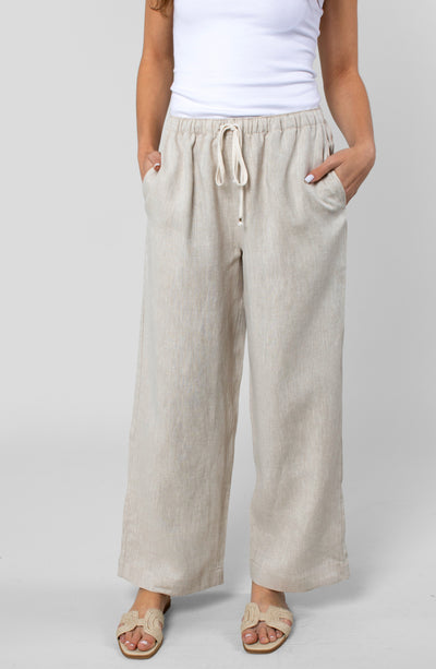 LINEN RESORT PANT