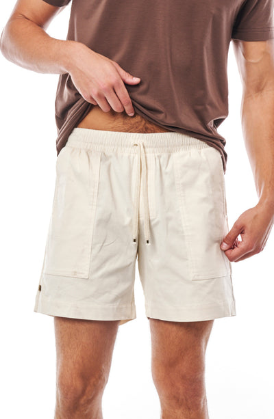 PATCH POCKET CORDUROY SHORT