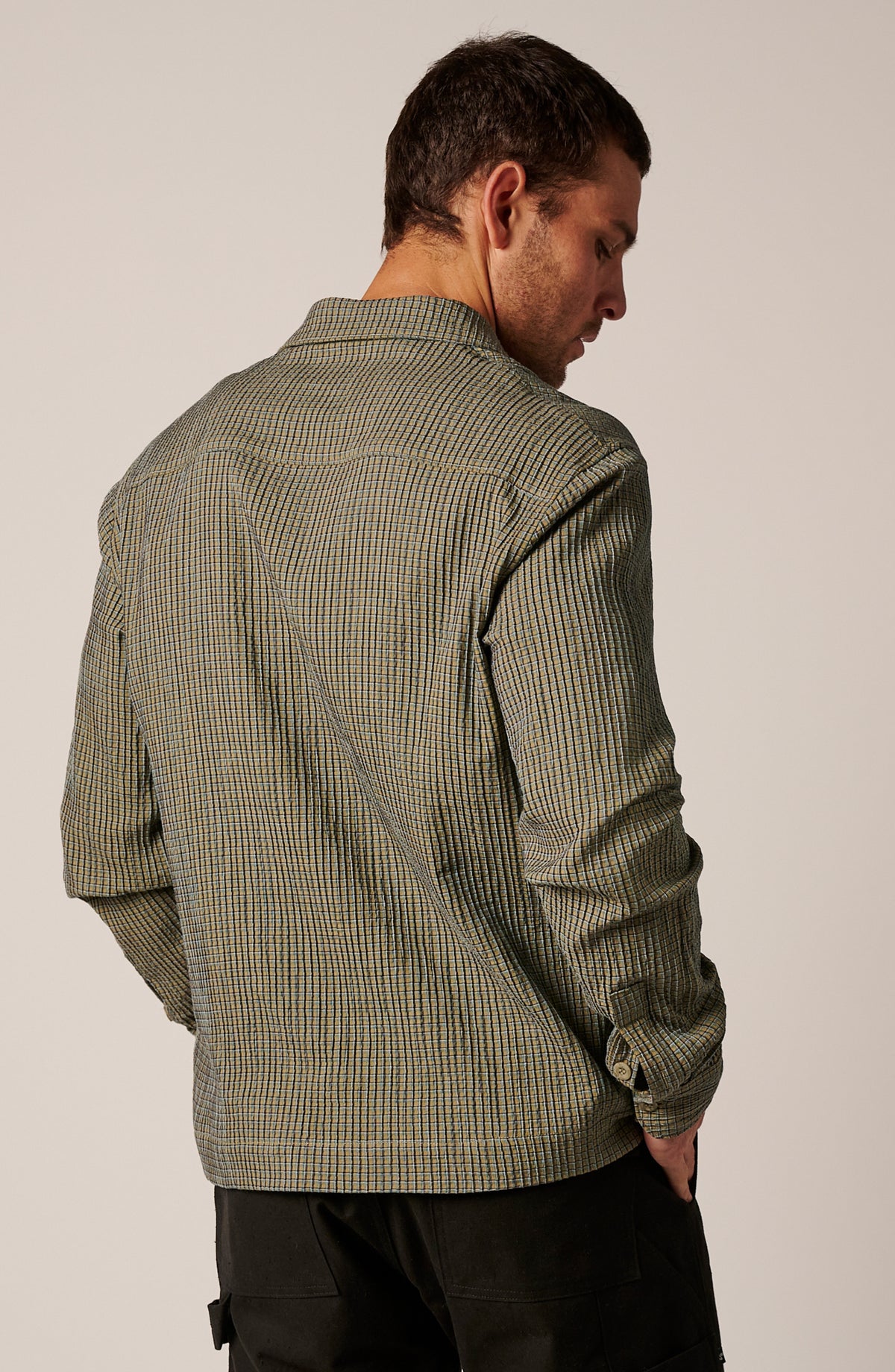 THE JACKSON COTTON BUTTON UP