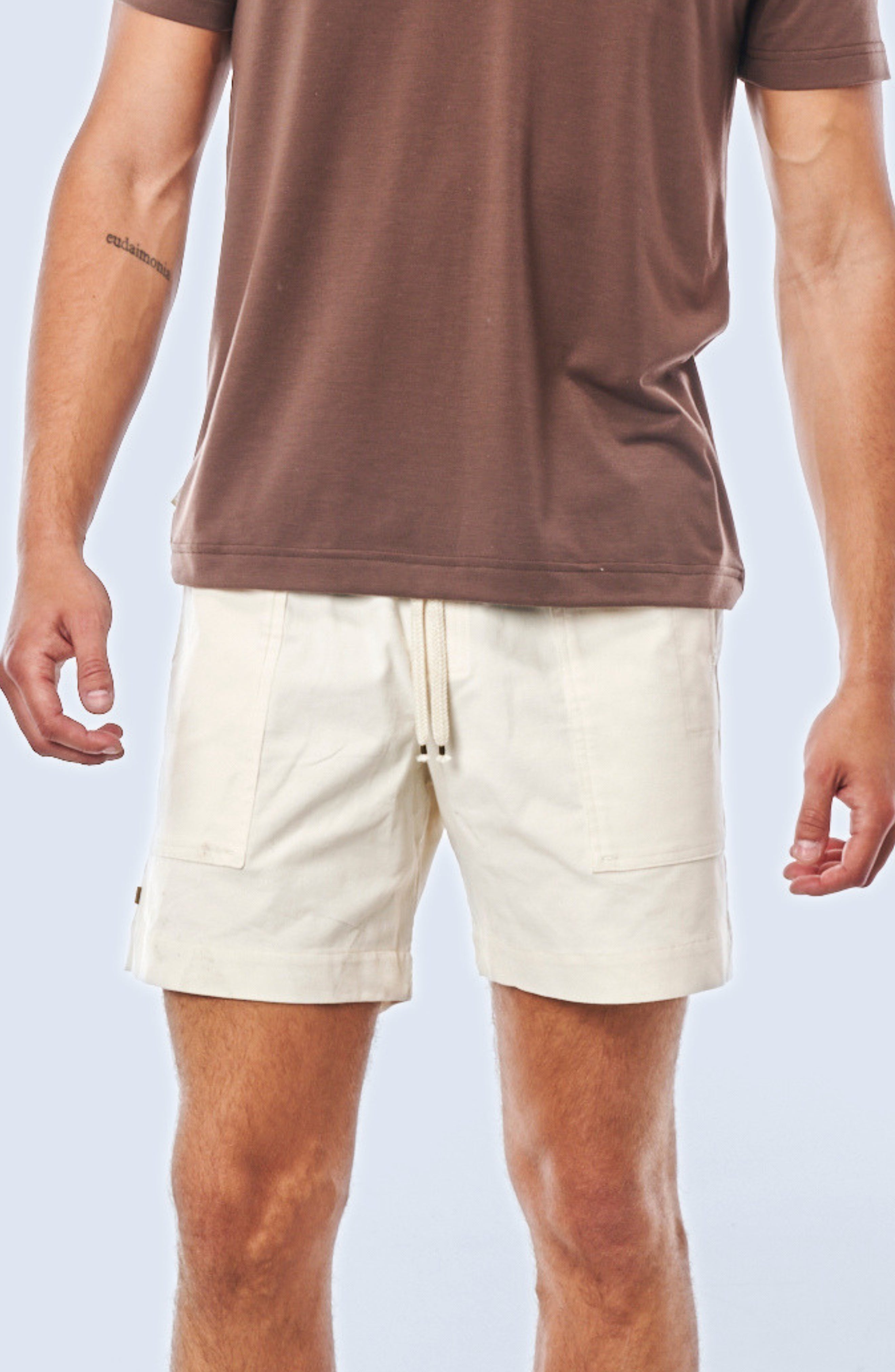 PATCH POCKET CORDUROY SHORT