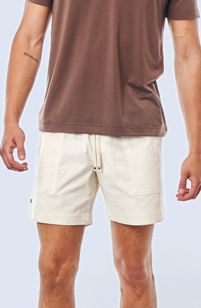 PATCH POCKET CORDUROY SHORT