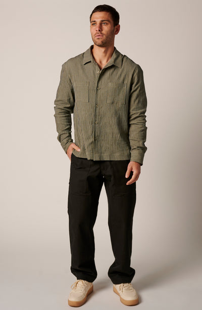 THE JACKSON COTTON BUTTON UP