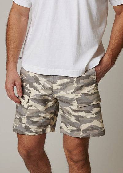 RIPSTOP CARGO CAMO SHORTS