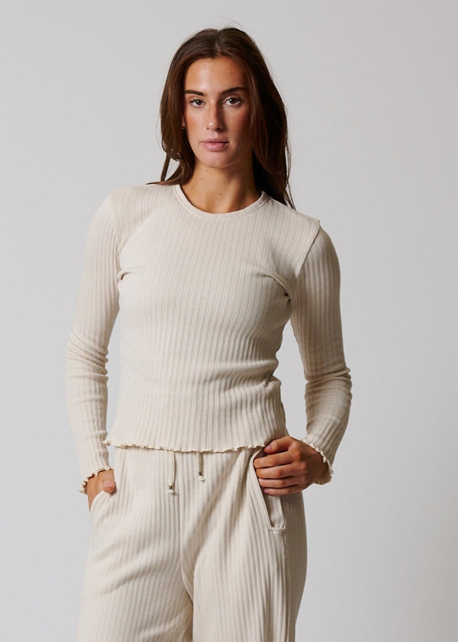 COTTON RIB LONG SLEEVE