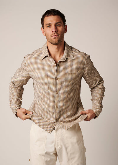 THE JACKSON COTTON BUTTON UP