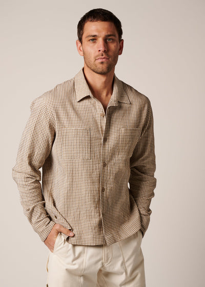 THE JACKSON COTTON BUTTON UP