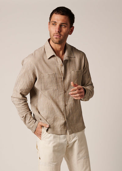 THE JACKSON COTTON BUTTON UP