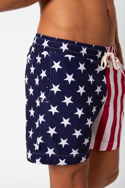STARS + STRIPES SWIM TRUNK