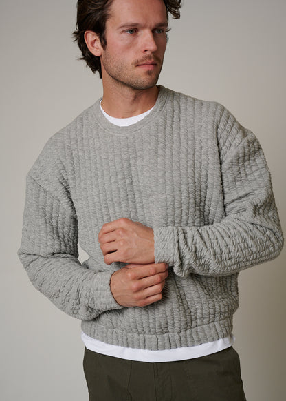 QUILT CREWNECK SWEATERS